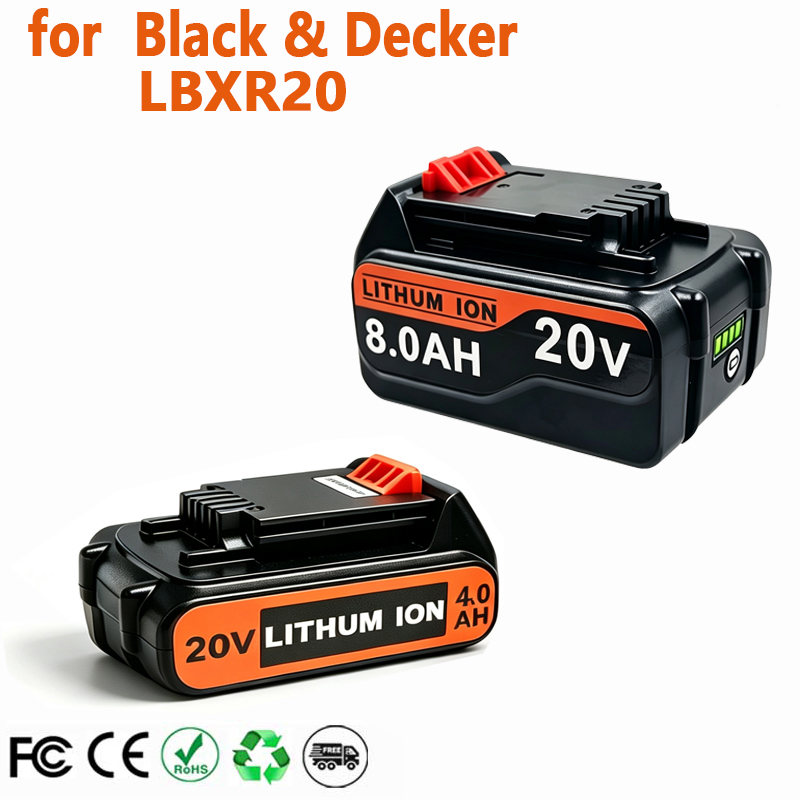 Black+Decker Tool 20V Max - Akumulator 18V 3.0Ah 8.0Ah BL2018 Zamiennik
