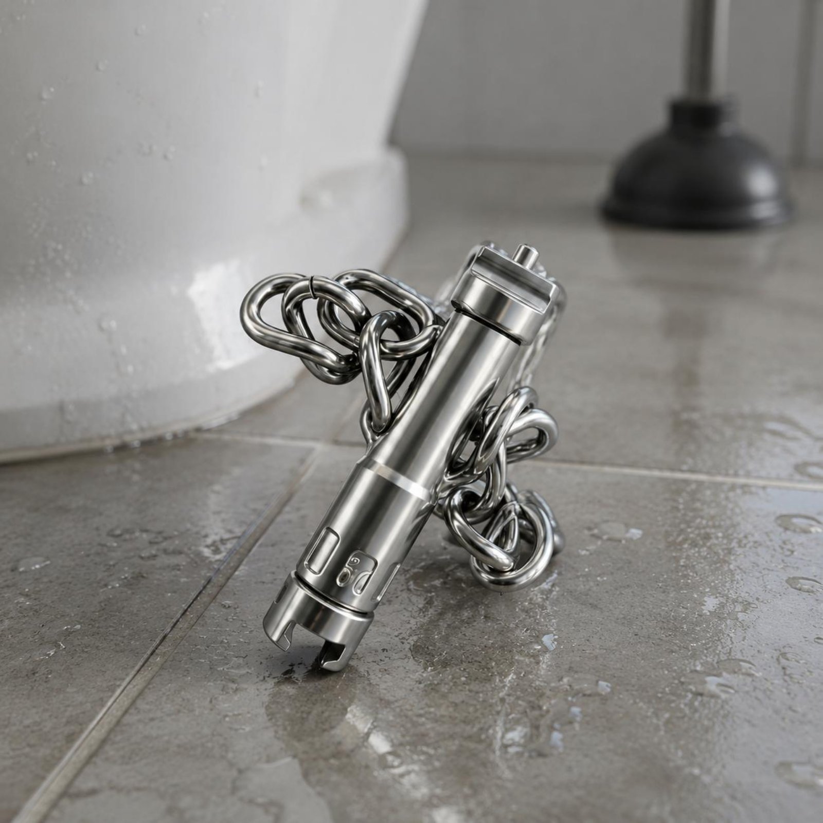 Dwukrotowy łańcuchowy czyścik  – Plumbing Snake Drain recenzja i cena