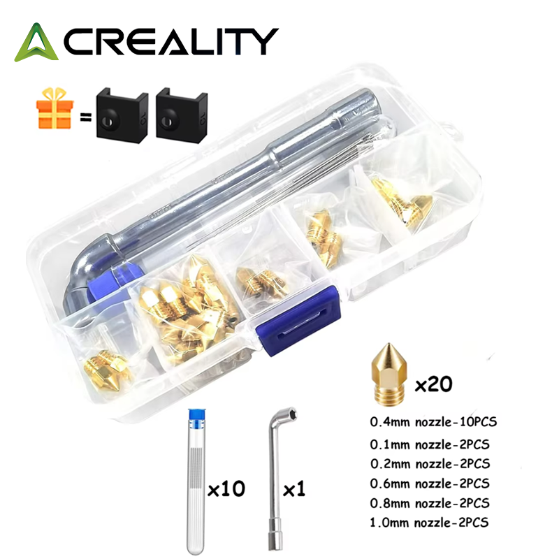 CREALITY 20 szt. Dysze mosiężn – Creality Printer K1 recenzja i cena