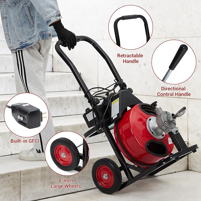Automatyczna maszyna do czyszc – Plumbing Snake Drain recenzja i cena
