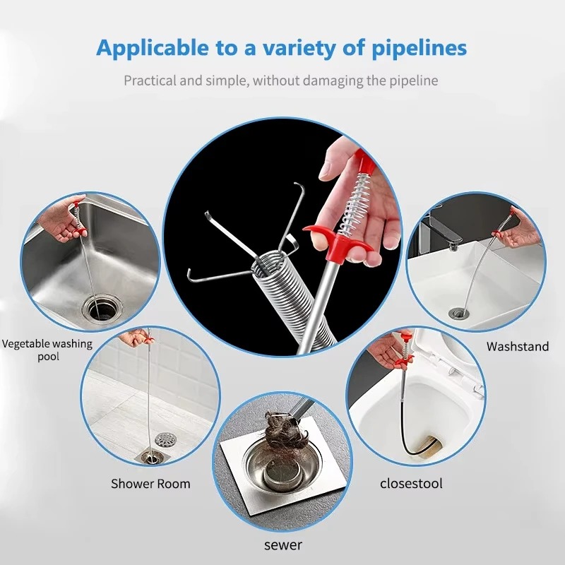 Elastyczny sprężynowy czyścik  – Plumbing Snake Drain recenzja i cena