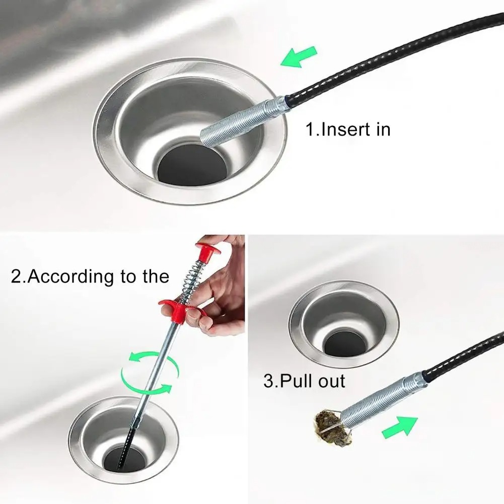 Elastyczny sprężynowy czyścik  – Plumbing Snake Drain recenzja i cena