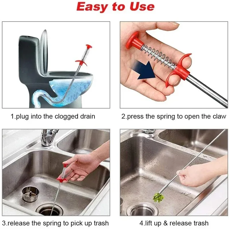 Elastyczny sprężynowy czyścik  – Plumbing Snake Drain recenzja i cena